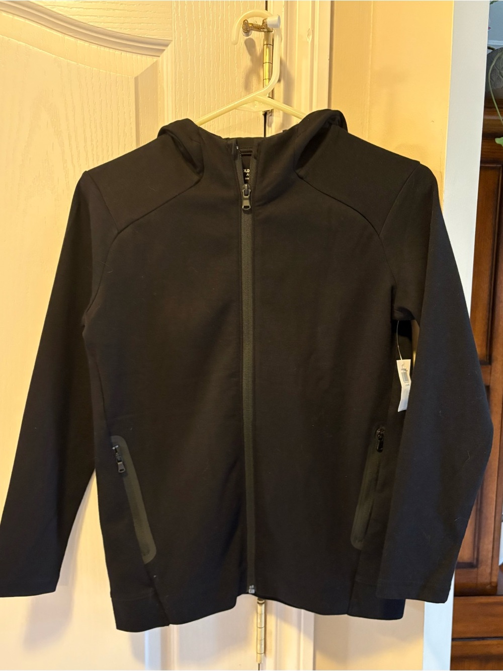 Old Navy Black Active Dynamic Fleece Zip Up Hoodie